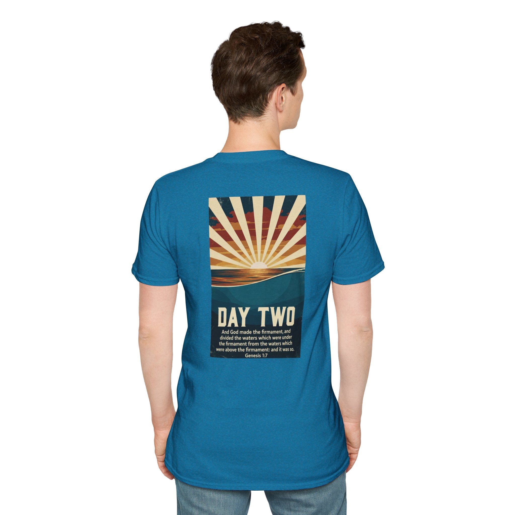 Day Two Creation T-Shirt — Inspirational Faith Graphic Tee