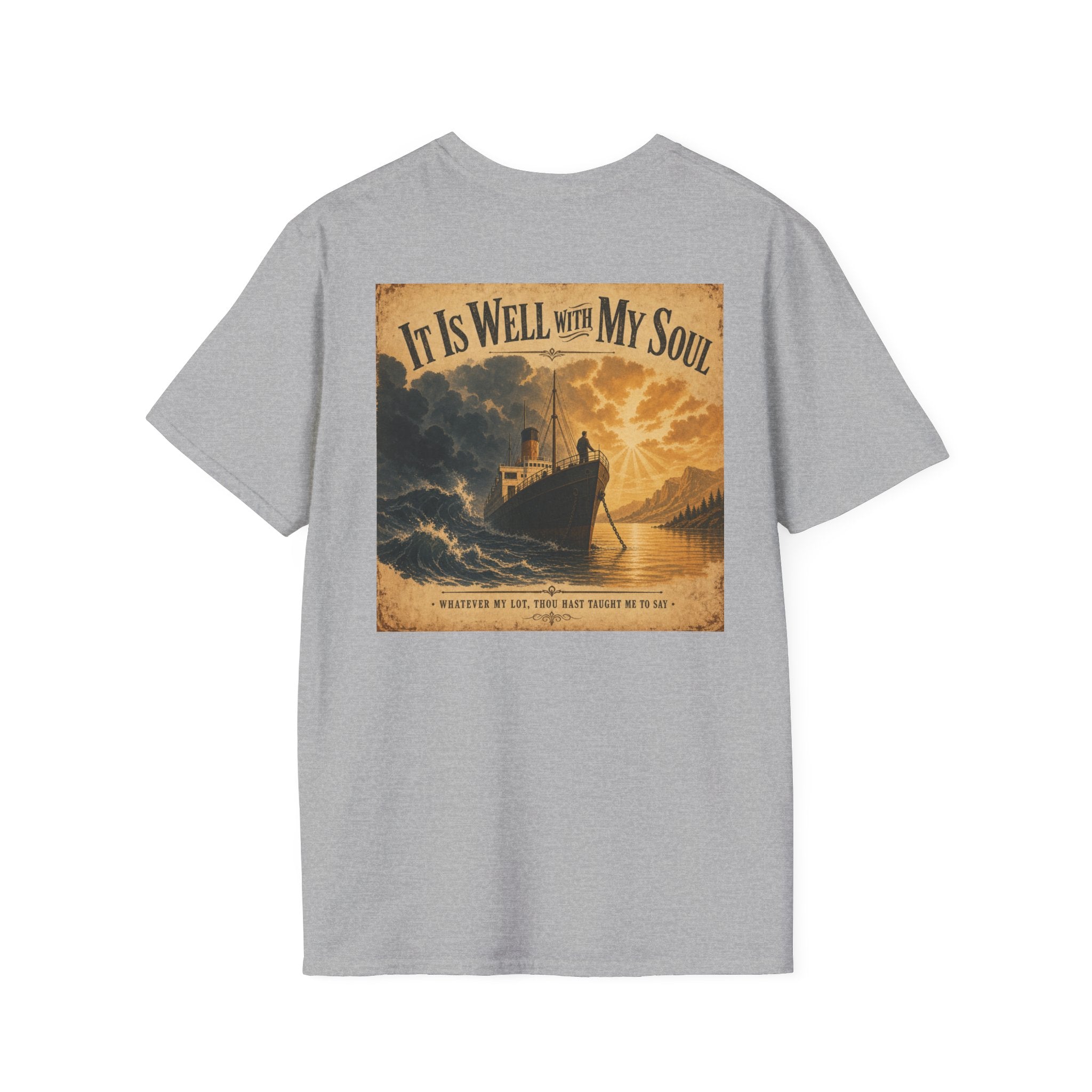 It Is Well With My Soul T-Shirt — Retro Desert Scenic Tee