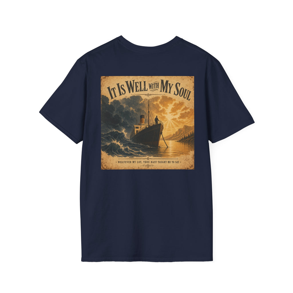 It Is Well With My Soul T-Shirt — Retro Desert Scenic Tee