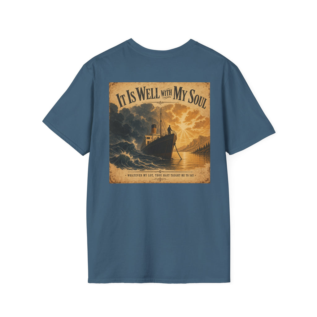 It Is Well With My Soul T-Shirt — Retro Desert Scenic Tee