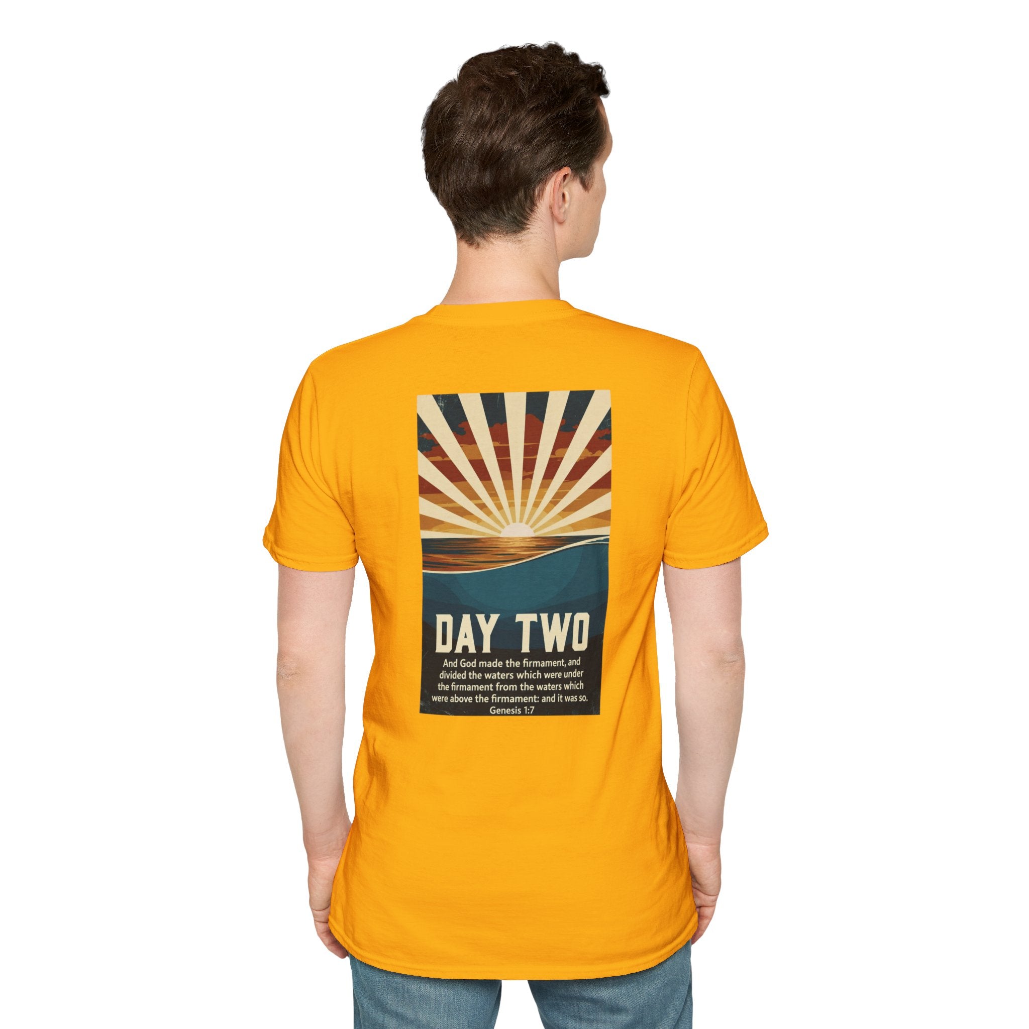 Day Two Creation T-Shirt — Inspirational Faith Graphic Tee