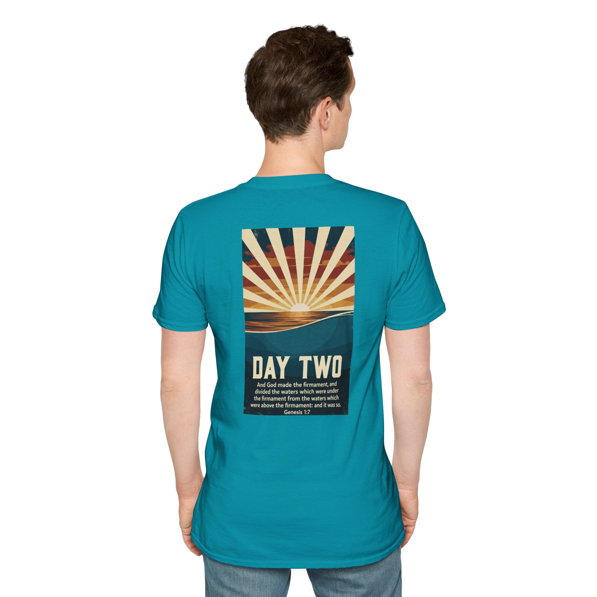 Day Two Creation T-Shirt — Inspirational Faith Graphic Tee