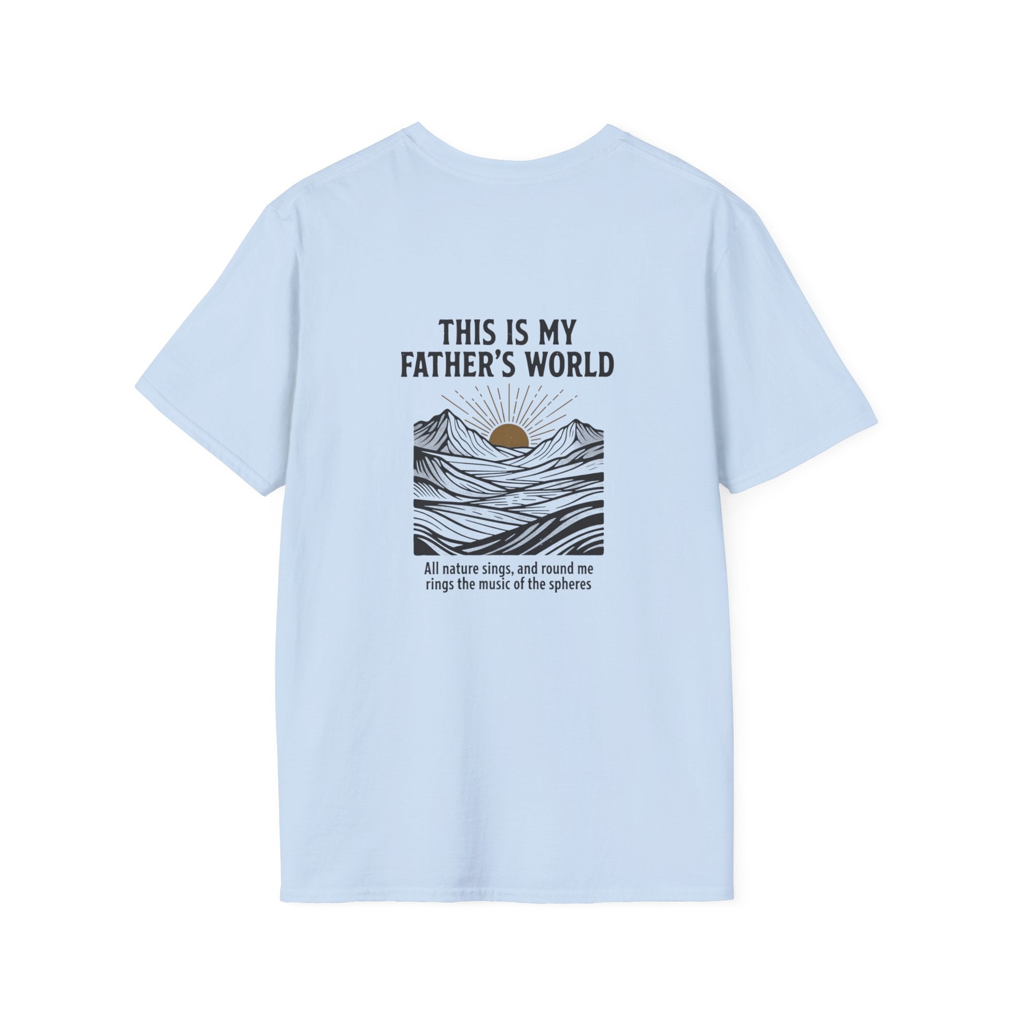 My Father's World T-Shirt — Christian Hymn Faith Tee