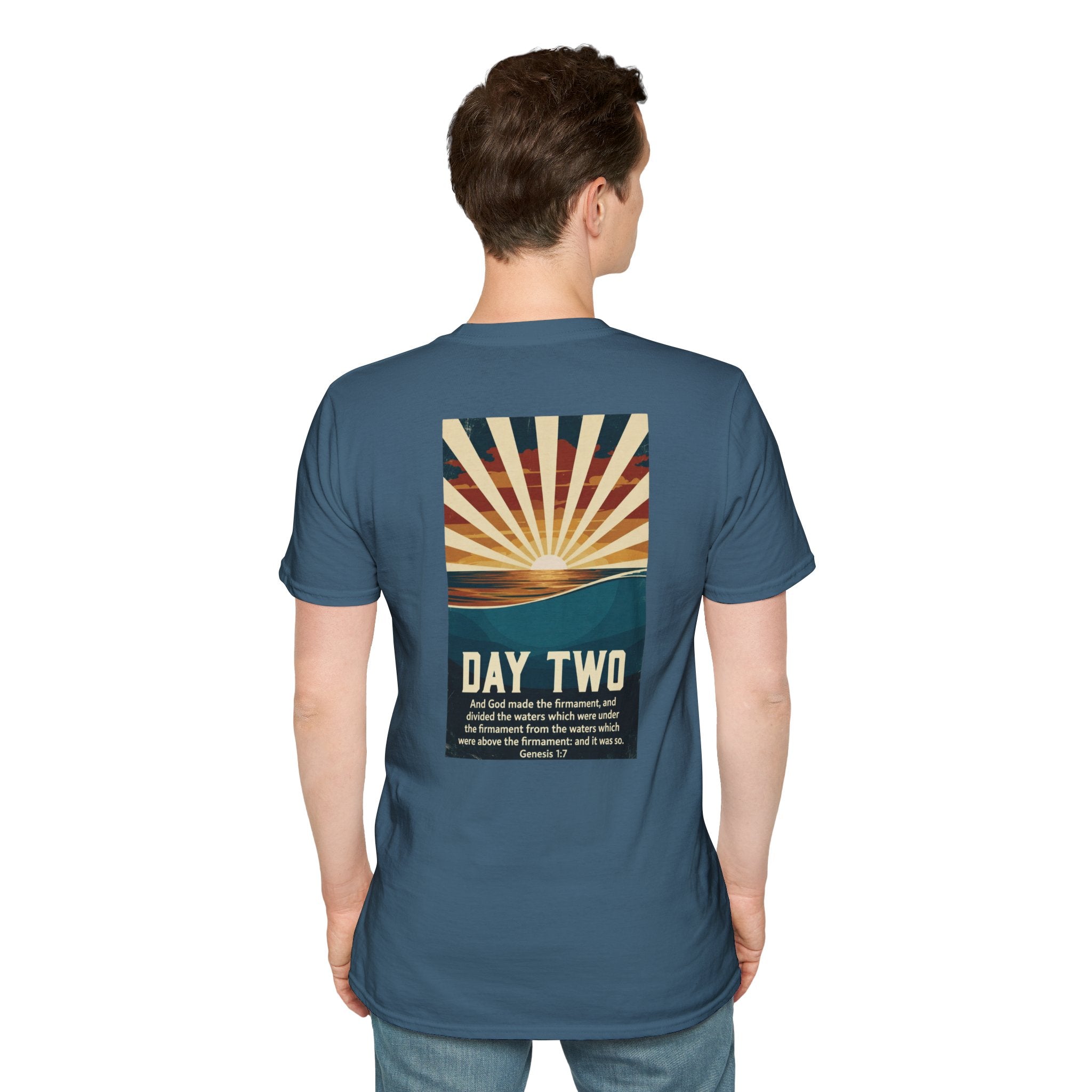 Day Two Creation T-Shirt — Inspirational Faith Graphic Tee