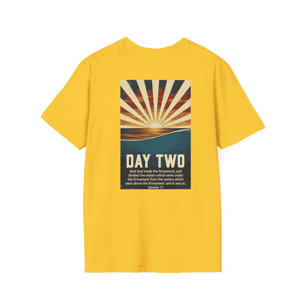 Day Two Creation T-Shirt — Inspirational Faith Graphic Tee