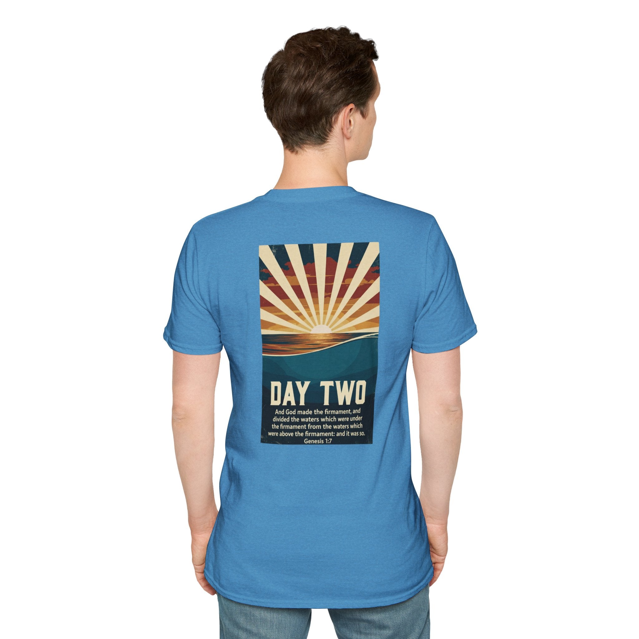 Day Two Creation T-Shirt — Inspirational Faith Graphic Tee