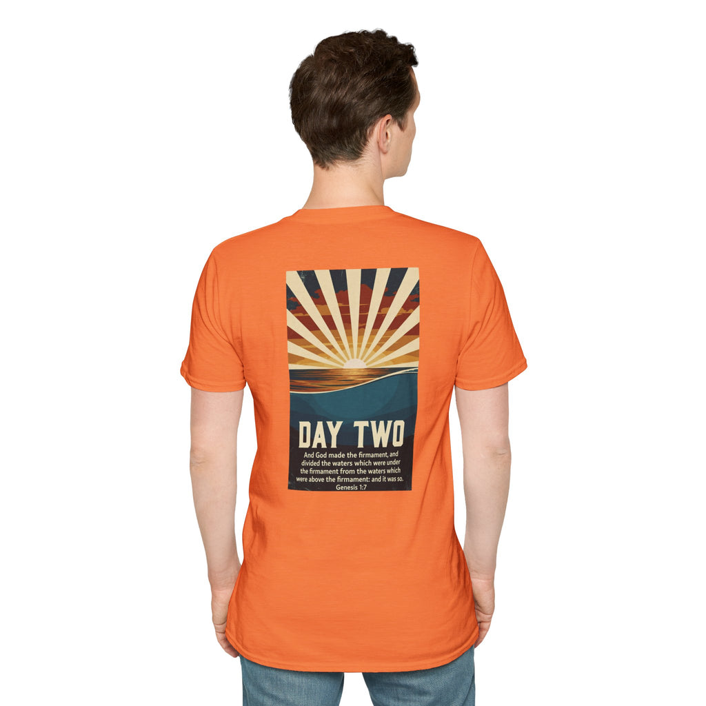 Day Two Creation T-Shirt — Inspirational Faith Graphic Tee