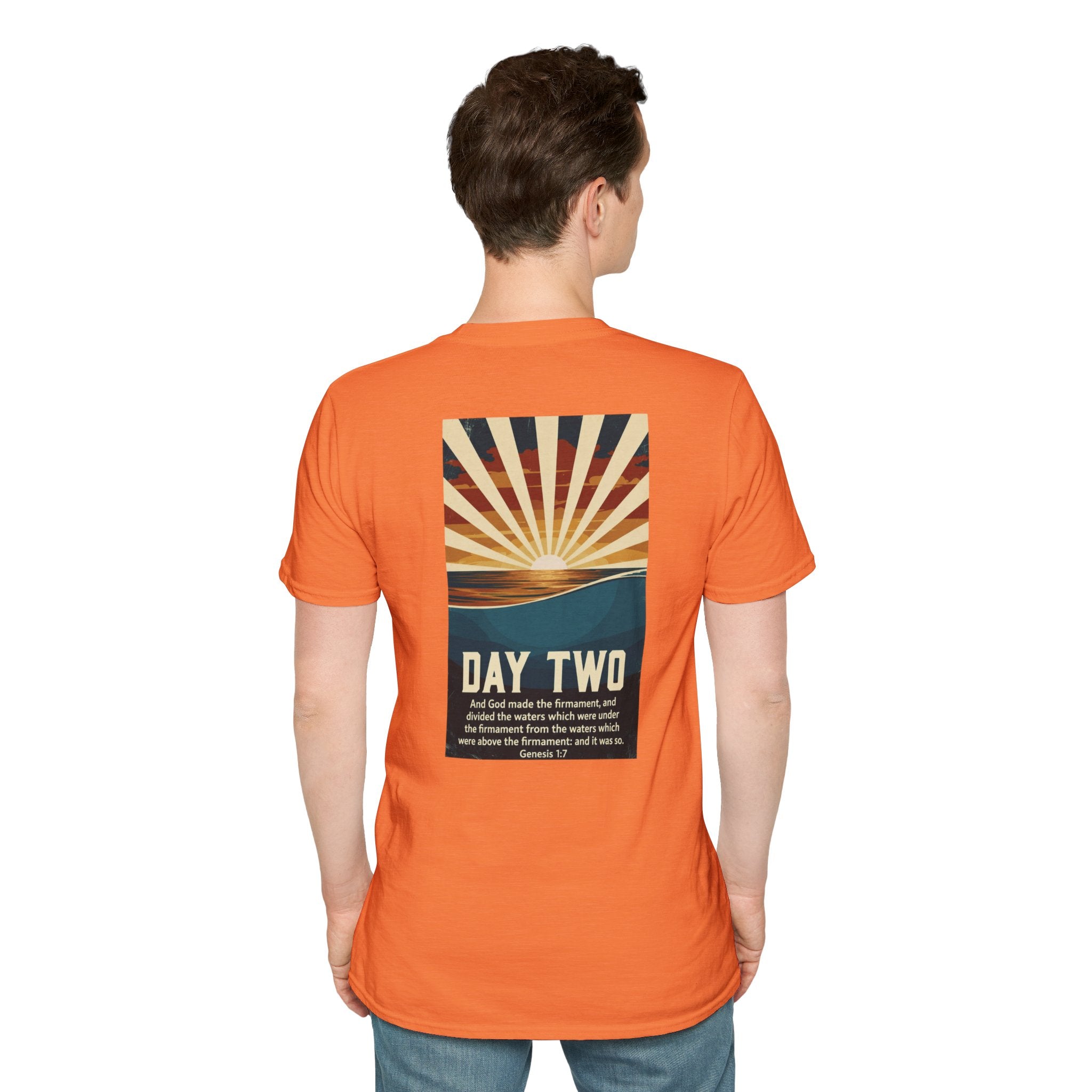 Day Two Creation T-Shirt — Inspirational Faith Graphic Tee