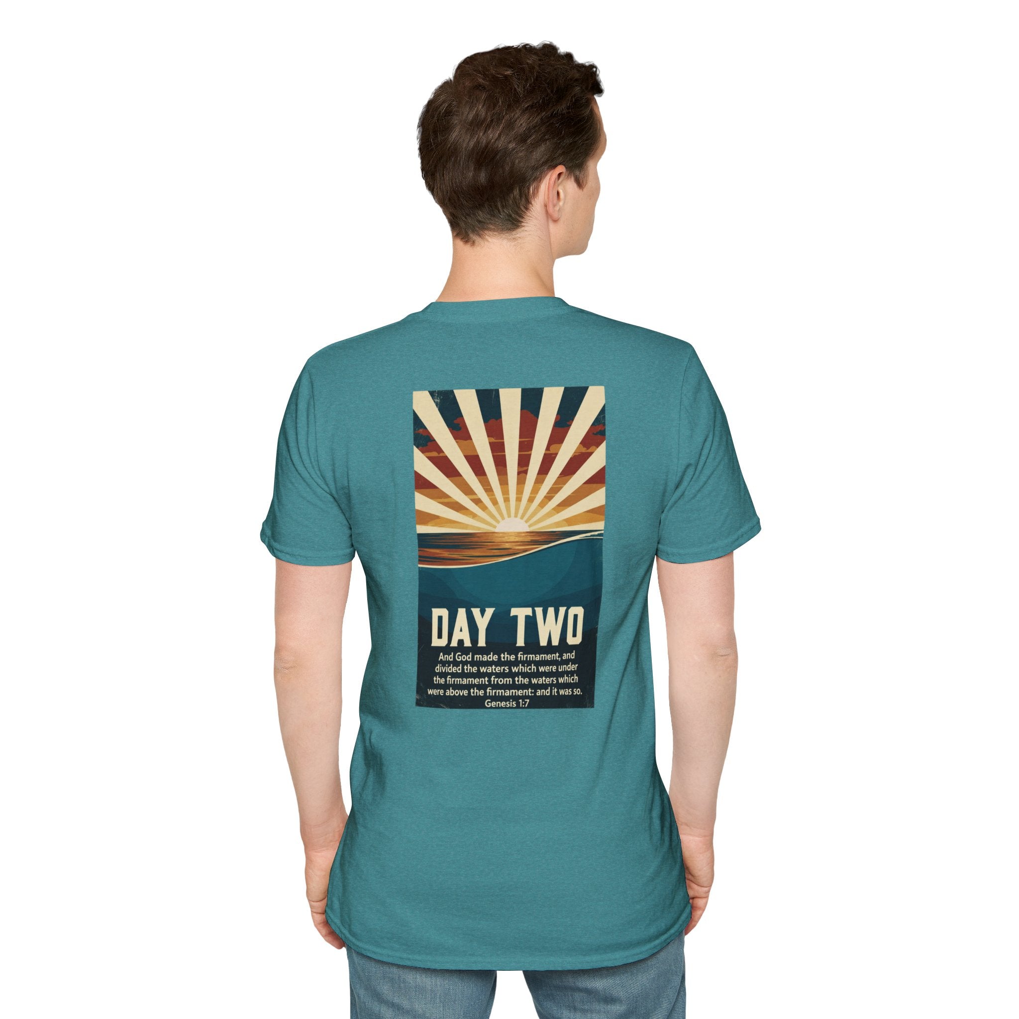 Day Two Creation T-Shirt — Inspirational Faith Graphic Tee