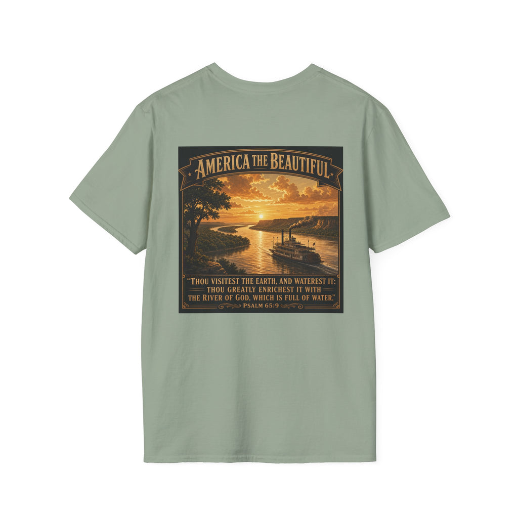 Mississippi River Retro Scenic Tee