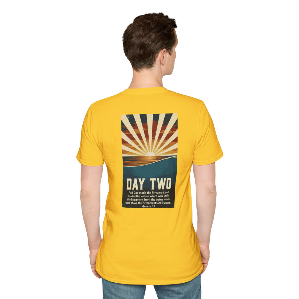Day Two Creation T-Shirt — Inspirational Faith Graphic Tee