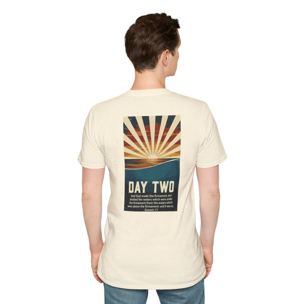 Day Two Creation T-Shirt — Inspirational Faith Graphic Tee