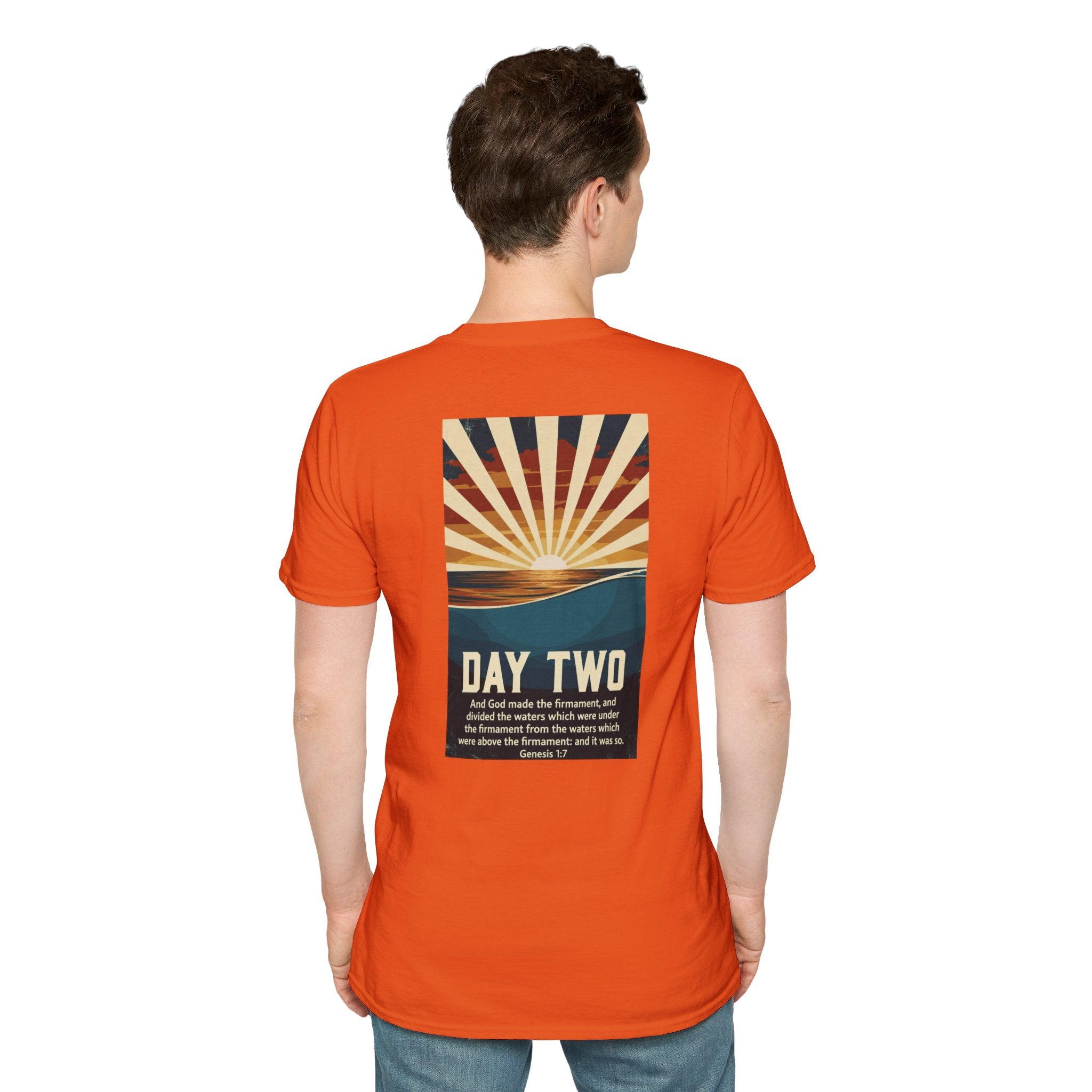 Day Two Creation T-Shirt — Inspirational Faith Graphic Tee